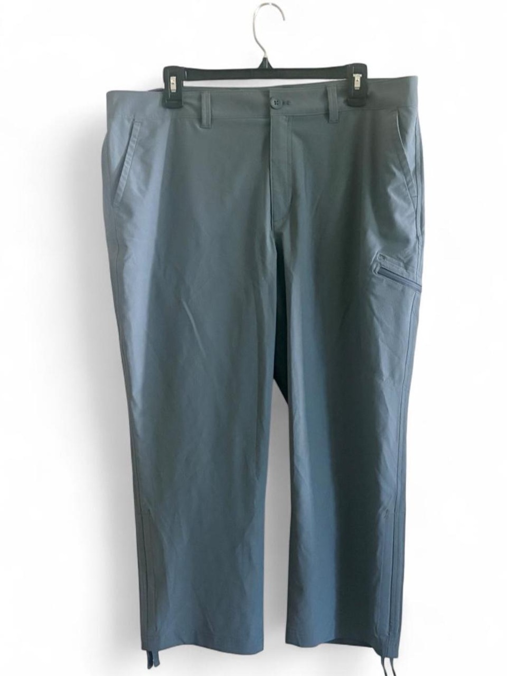 Eddie Bauer Women's Cropped Tech Pants in Slate Blue Sz 14